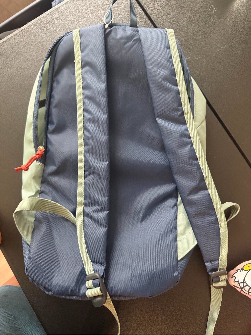Ozark Trail Men's Two-Tone Light Green & Navy Backpack - Picture 2 of 5